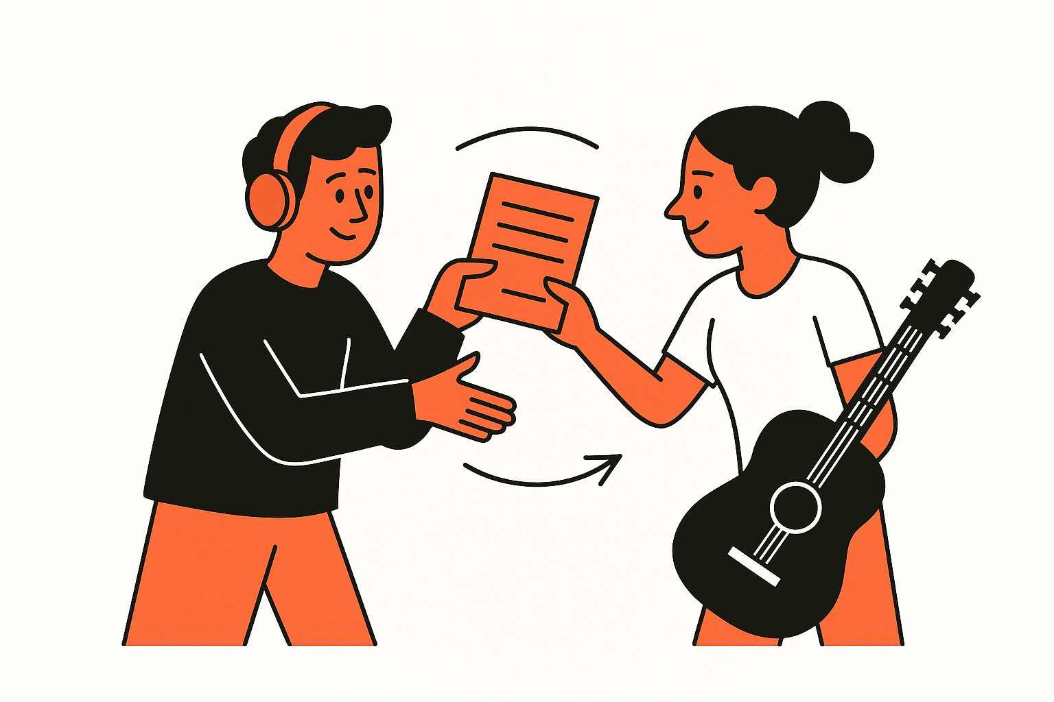 Skill sharing illustration